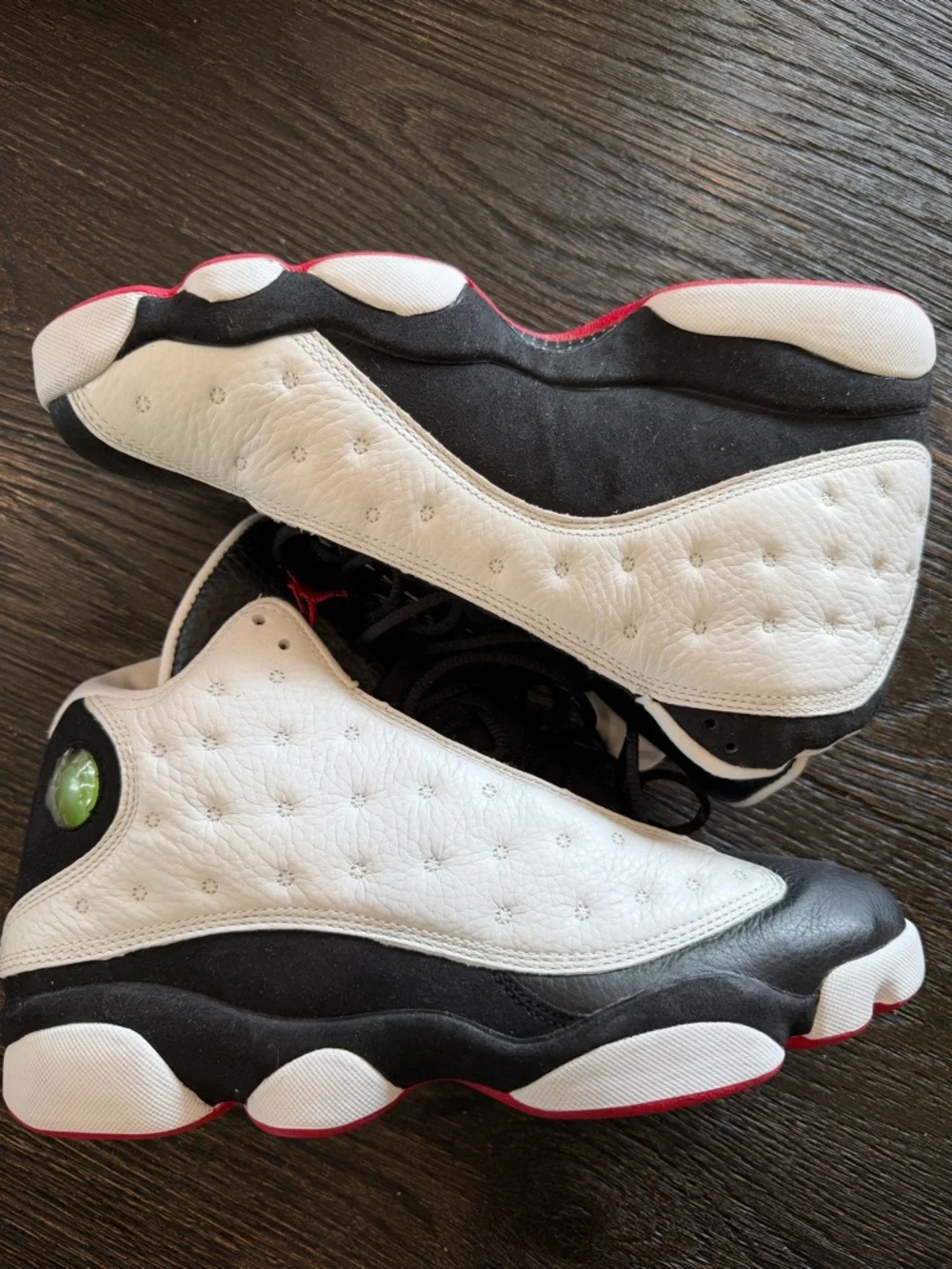 NIKE AIR JORDAN 13 RETRO size 10 CDP 2007 BLACK WHITE RED